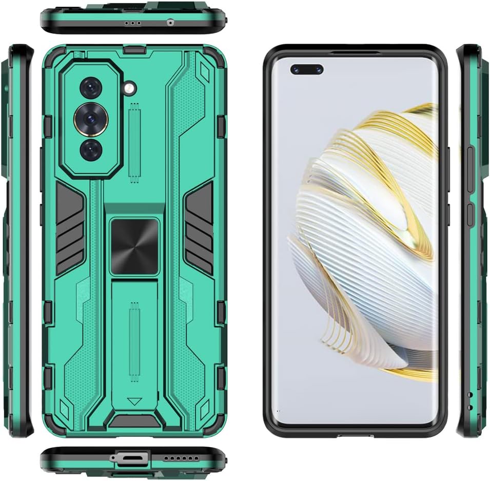 Funda para Huawei Nova 10 Pro GLA-AL00, funda protectora con función de atracción magnética, color verde