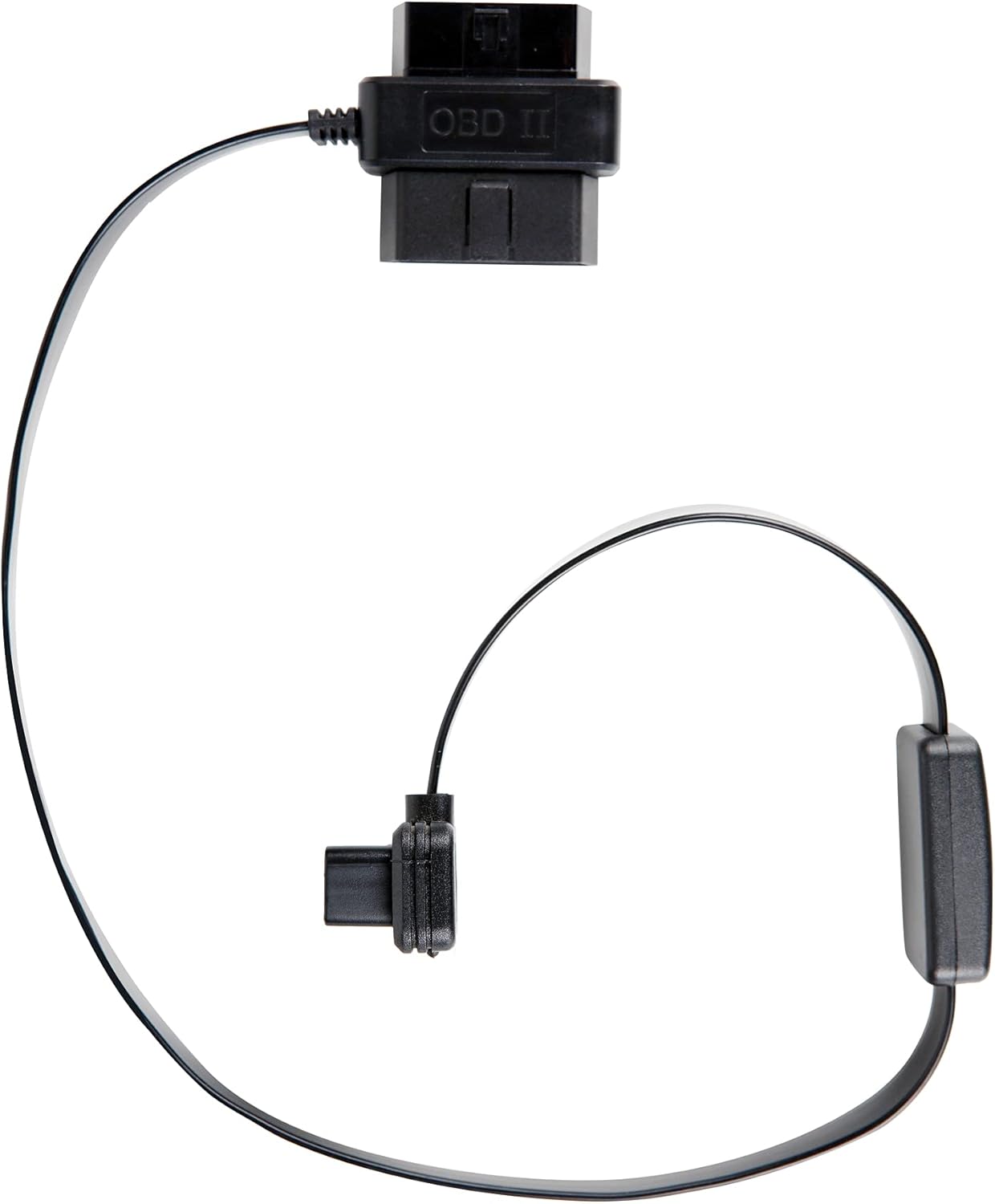 23.6 in 2ft OBD II OBD2 16 Pin coche divisor de diagnóstico cable hembra a machohembra adaptador de cable de extensión con interruptor de