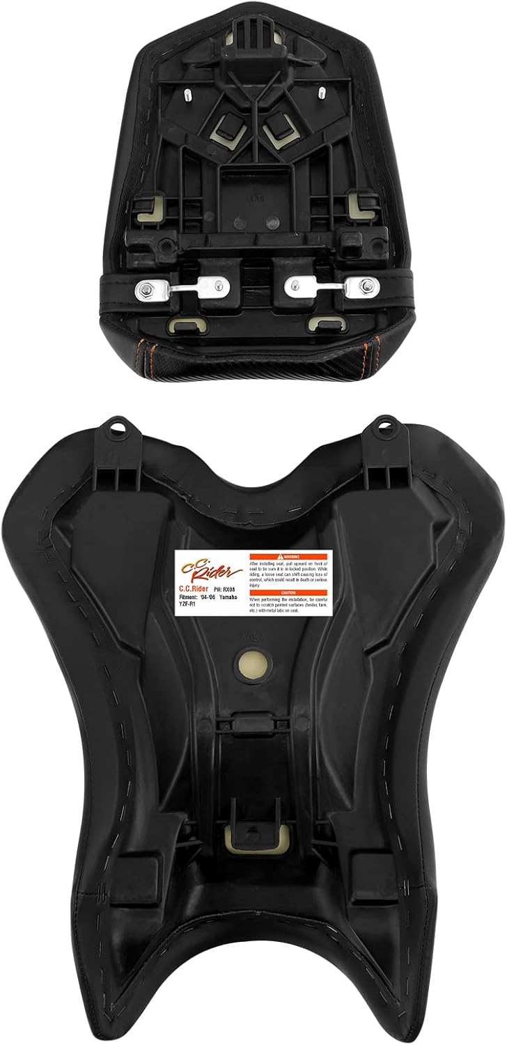 TCT-MOTORPARTS Asiento del conductor y del pasajero para Yamaha YZF R1 YZF-R1 YZFR1 2004-2006 04 05 06