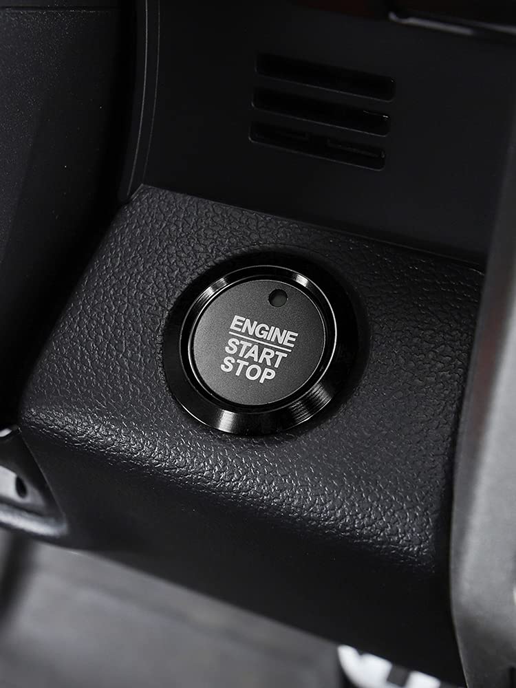 JHO Interruptor de arranque negro para Ford F150 Raptor 2017 2018 2019 XLT Lariat Limited Motor de coche