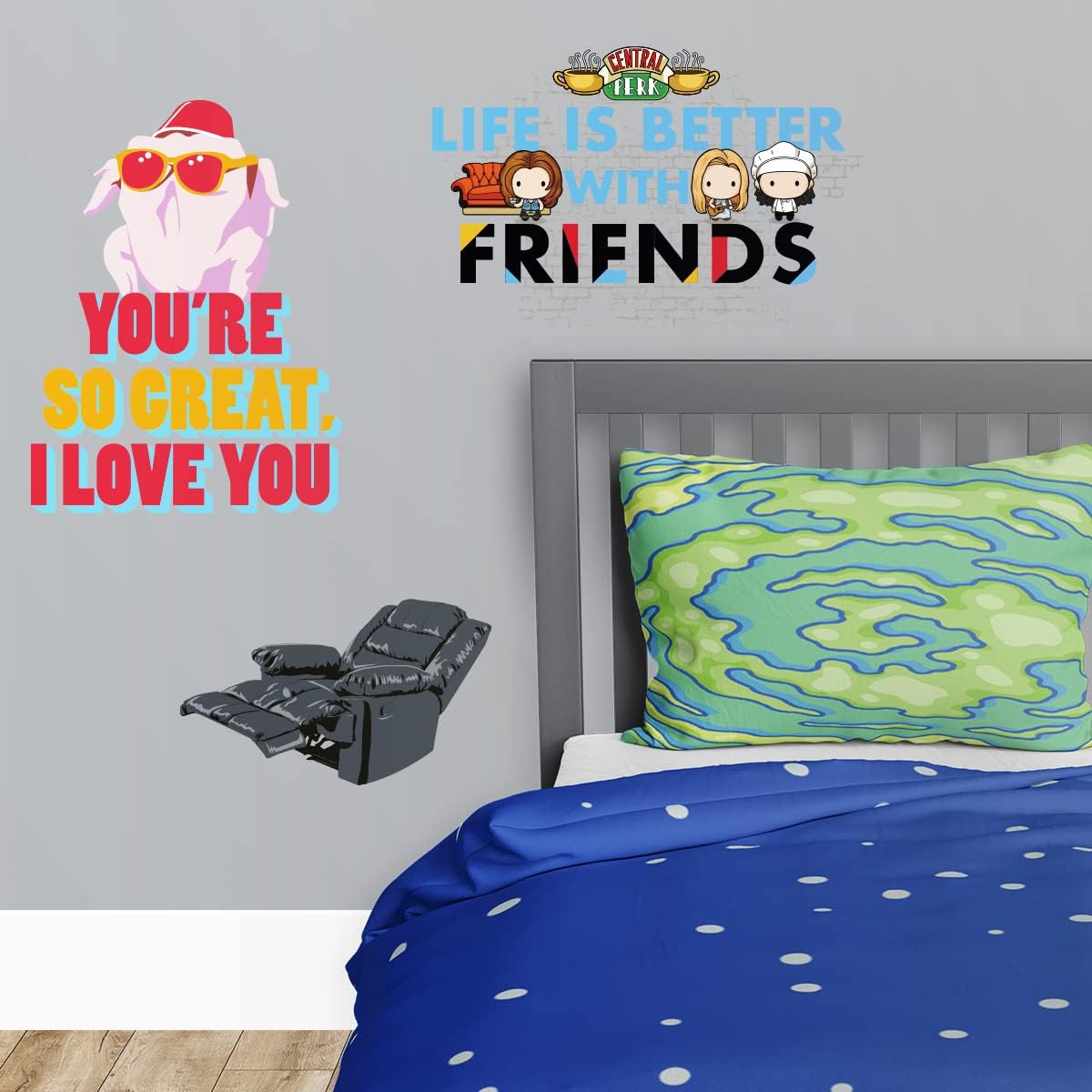 Friends – Quotes RoomScapes – Calcomanías de pared (22 x 34 pulgadas)