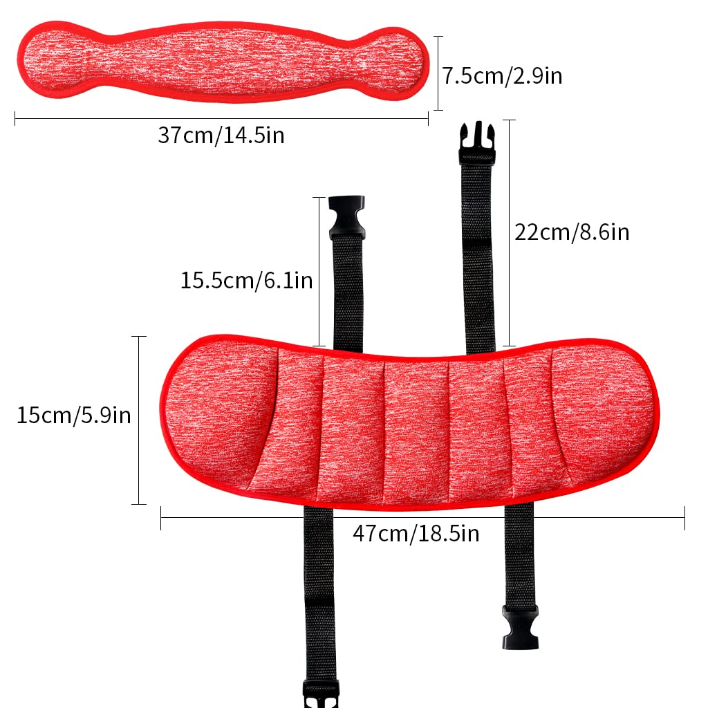 KAKIBLIN Soporte para la cabeza del asiento de automóvil para bebé, soporte de cabeza de bebé para cochecito de asiento de automóvil, correa de