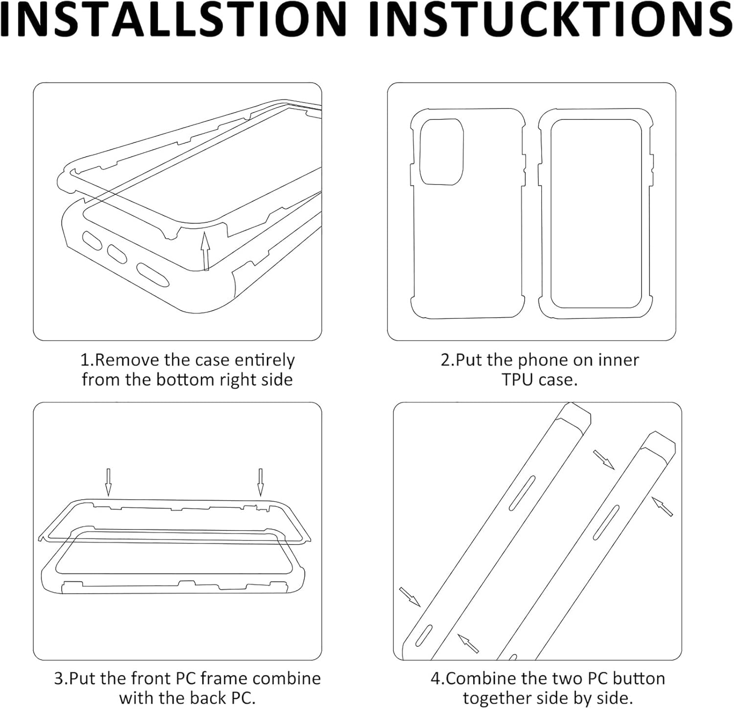Ysnzaq Funda transparente envolvente completa para Xiaomi Redmi 12C 6.71 “, cubierta de teléfono de protección de pantalla TPU suave con carga