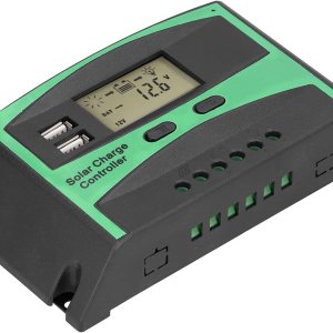 Controlador de carga solar de 30 amperios, controladores de carga para paneles solares, descarga fotovoltaica, regulador de control PWM, Controlador de carga solar de 30 amperios, controladores de carga para paneles solares, descarga fotovoltaica, regulador de control PWM,
