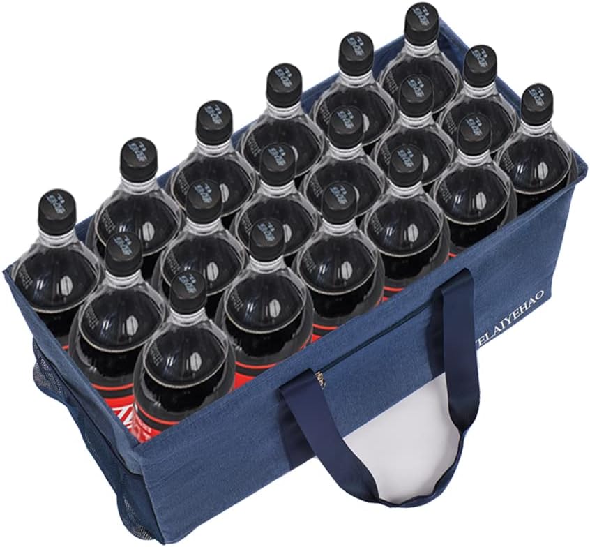 Bolsa grande de utilidad, plegable para almacenamiento, piscina, playa, compras, picnic, lavandería, gimnasio y equipaje