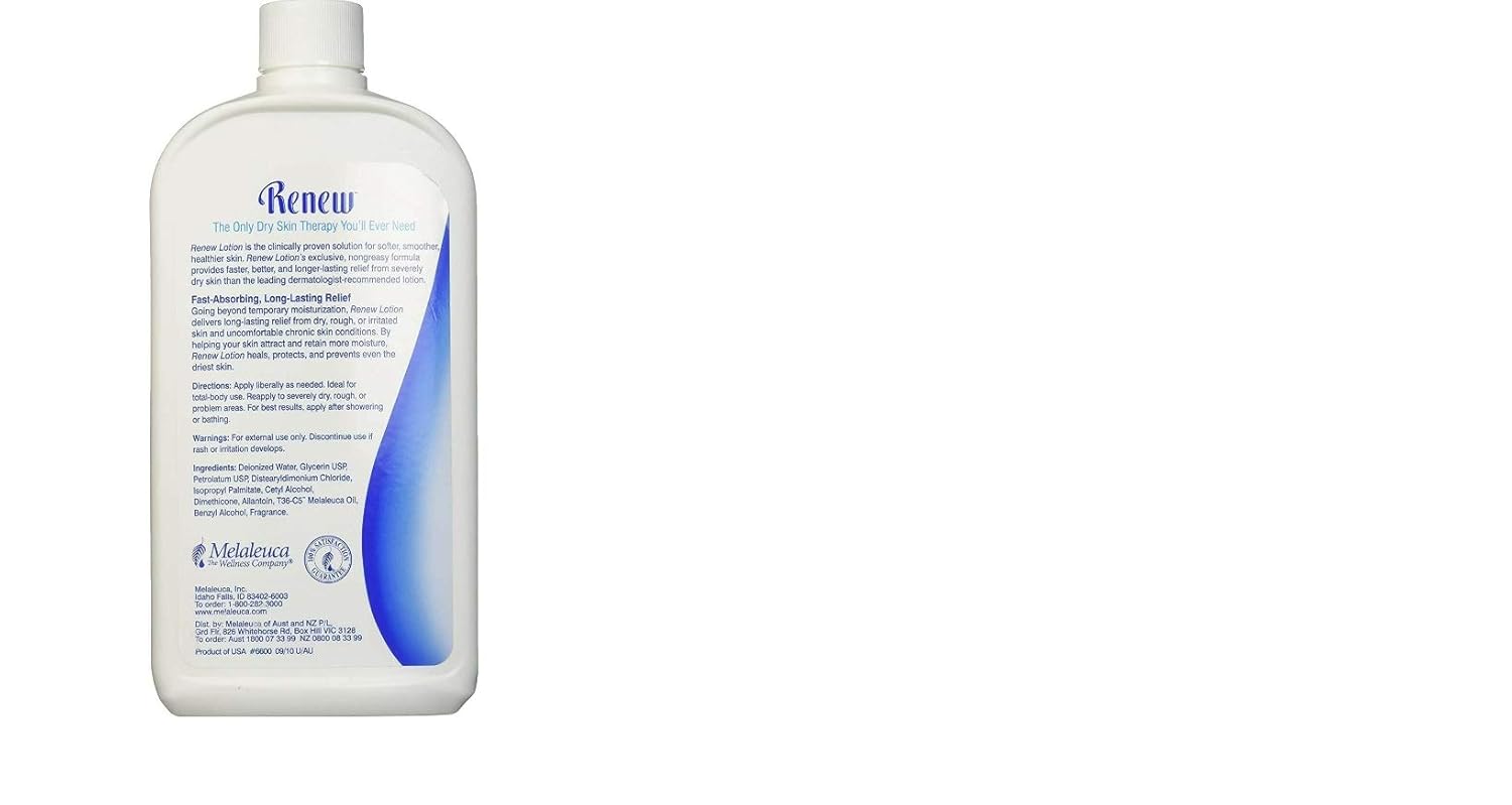 Melaleuca Renew – Loción intensiva para terapia cutánea, 20 onzas, tamaño económico, paquete de 2 unidades