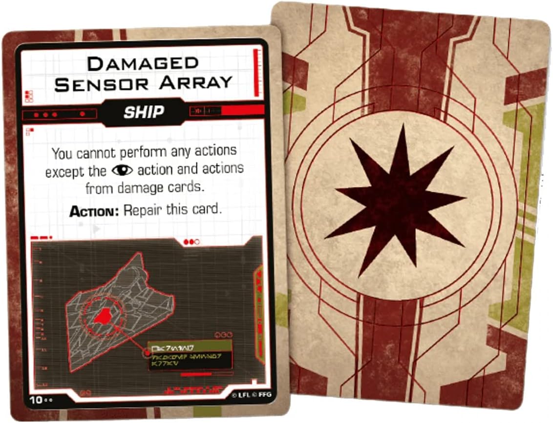 Star Wars X-Wing 2 edición Juego de miniatura Galactic Republic Baraja de daños  Juego de estrategia para adultos y adolescentes  A partir de 14