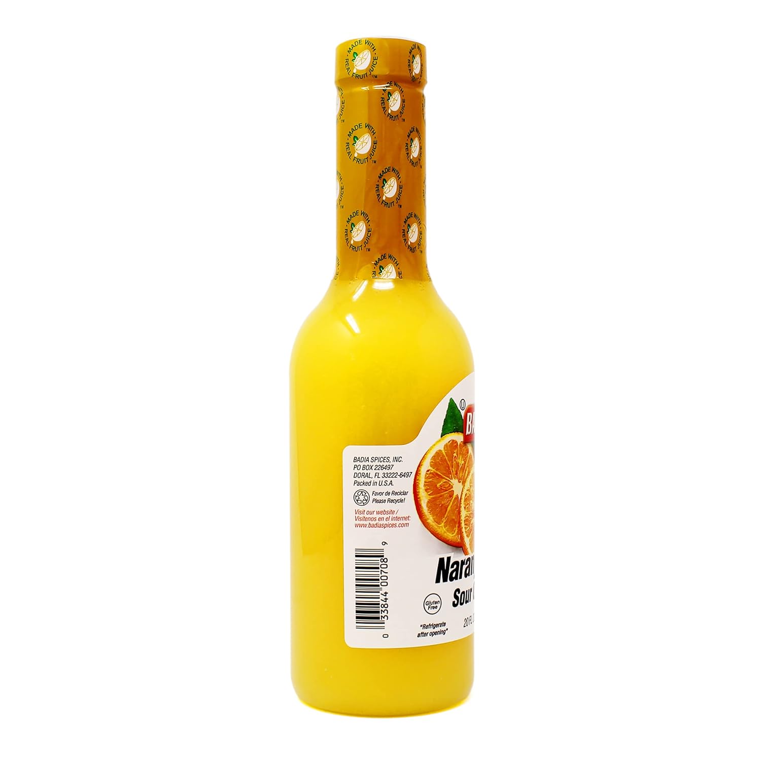 Badia Orange Bitter – Naranja Agria, 20 onzas, amarillo (BA405) (paquete de 2)