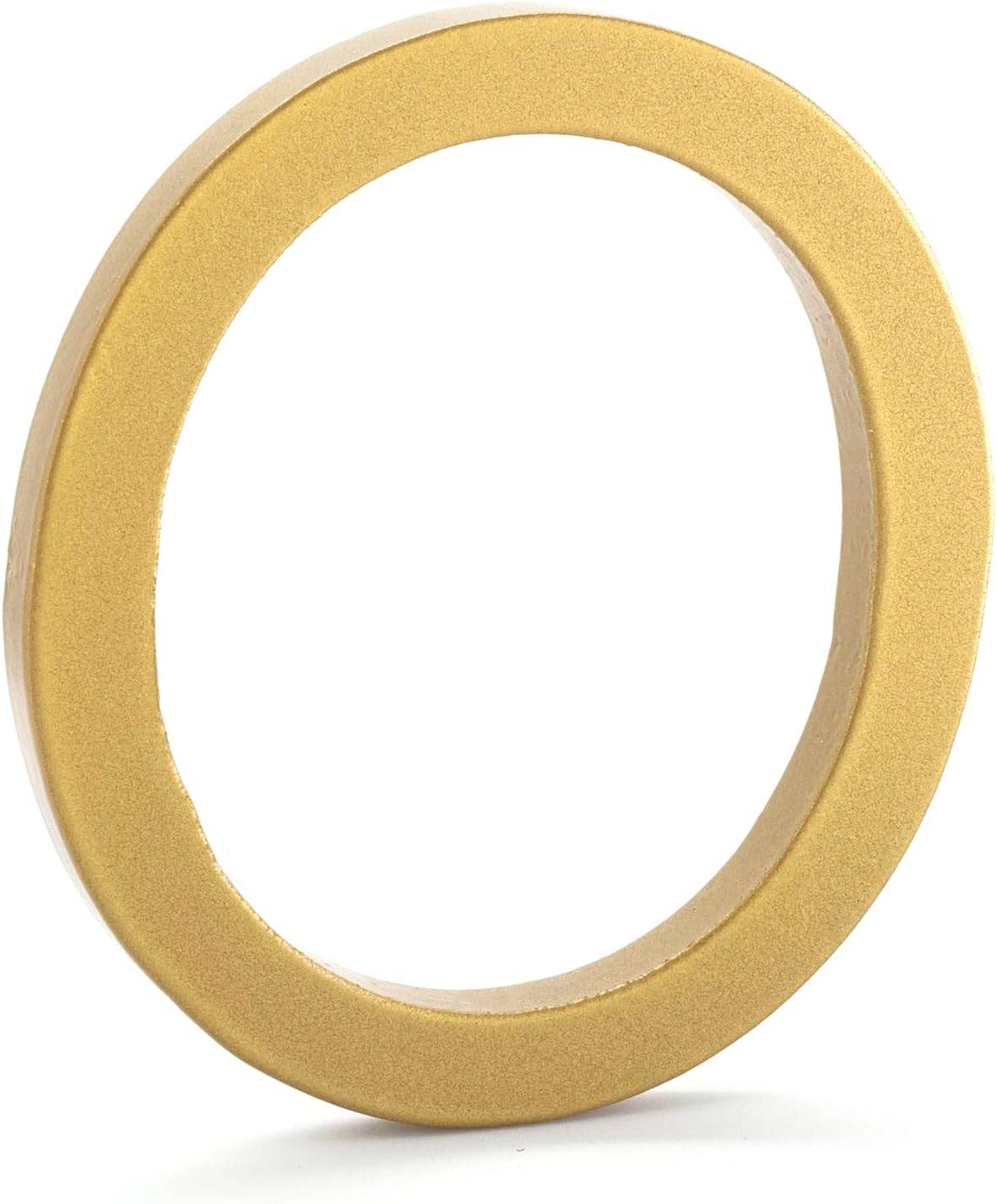 Montague Metal Products MHN-08-F-GD1-0 Números de casa de dirección flotantes modernos de aluminio cepillado sólido, 8 pulgadas, oro recubierto de