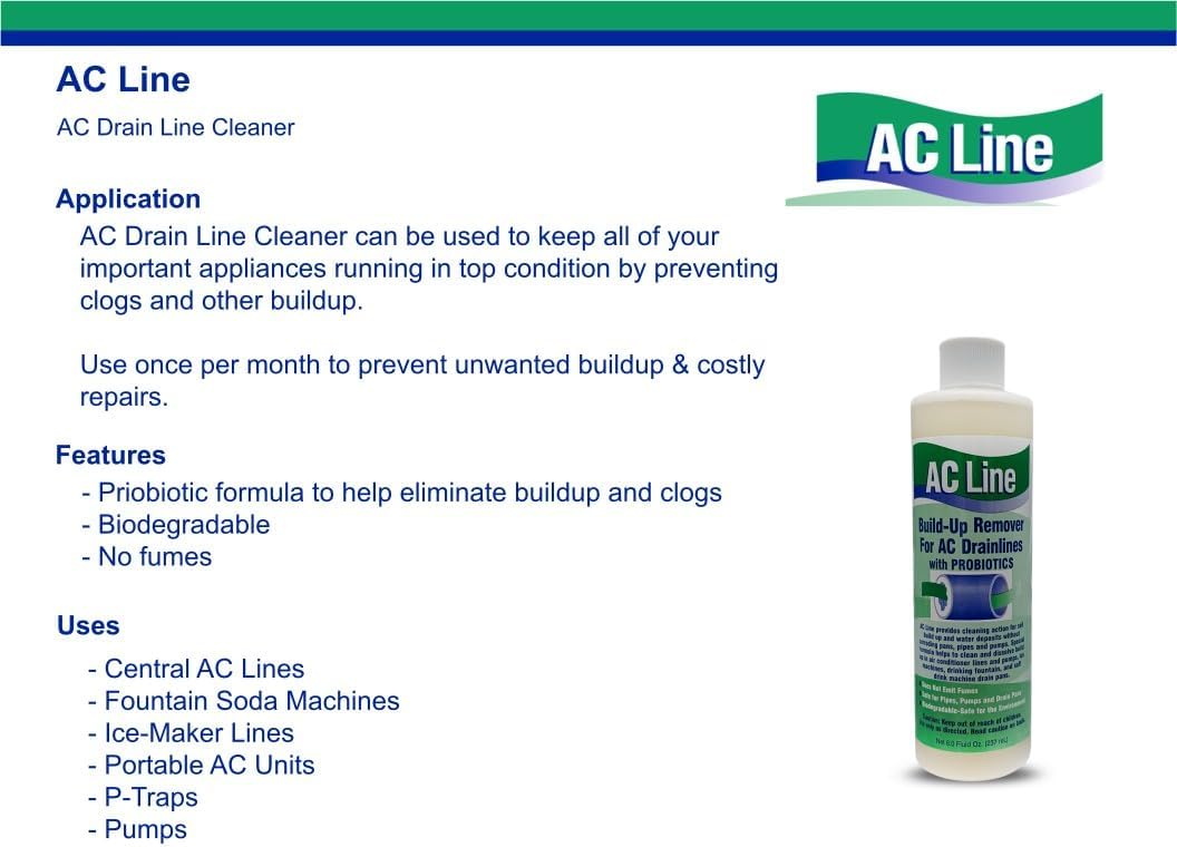 AC Line Limpiador – Paquete de 4