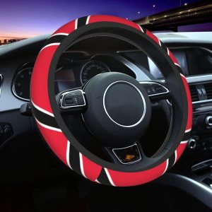 Bandera de Trinidad y Tobago – Funda para volante de 15 pulgadas, universal, antideslizante, decoración para volante, accesorios de automóvil, funda Bandera de Trinidad y Tobago – Funda para volante de 15 pulgadas, universal, antideslizante, decoración para volante, accesorios de automóvil, funda