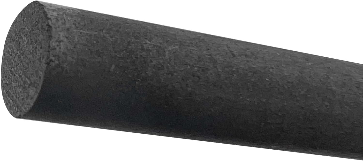 Paquete de 100 varillas de crisol de grafito de 516 x 12 pulgadas para fundir fundición, refinar, oro, plata, cobre, herramienta para hacer joyas