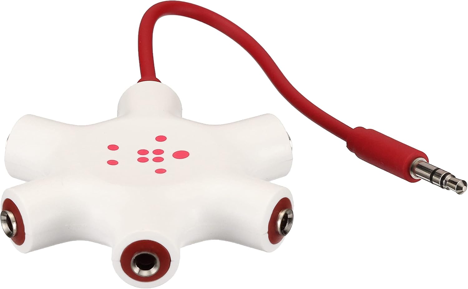 Bifurcador de auriculares Belkin Rockstar Rojo