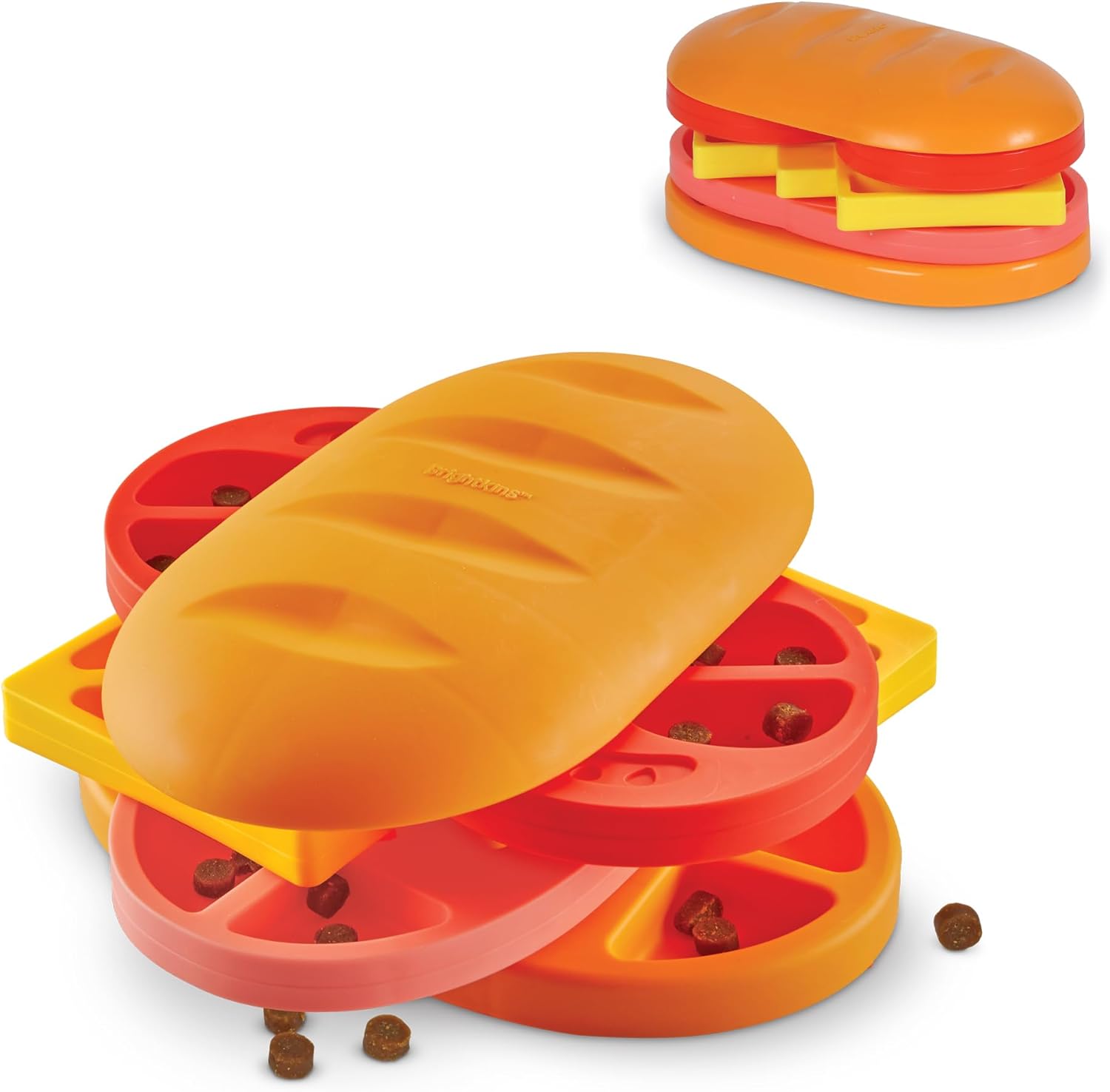 Brightkins Pupstrami Surprise! Treat Puzzle – Juguetes de rompecabezas para perros, juguetes interactivos para perros, regalos para perros