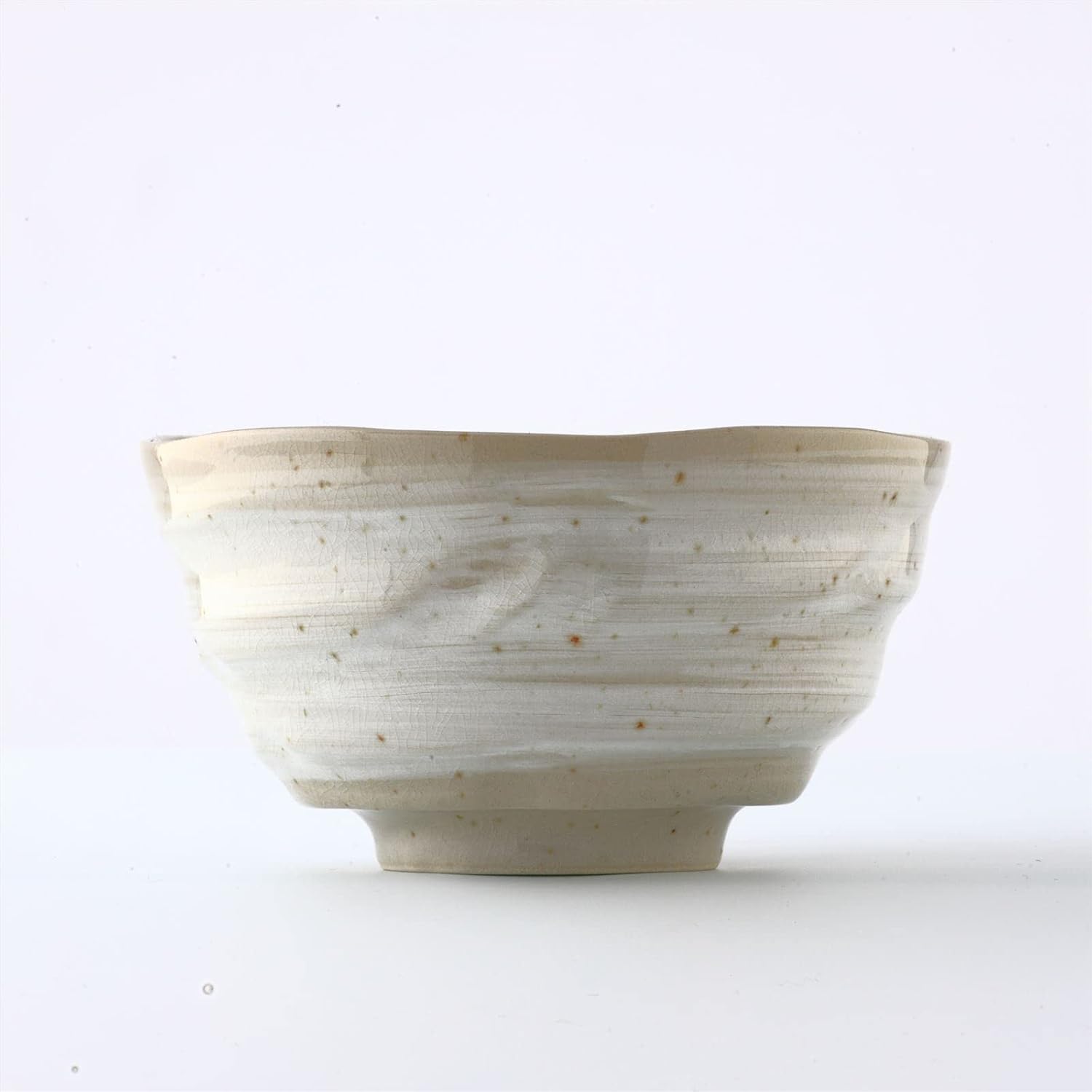 MIno Yaki (Ware) – Cuencos de arroz japoneses hechos a mano, diseño de búho, juego de 2, 4.5 pulgadas, cuencos de cereales, cuencos de cerámica para