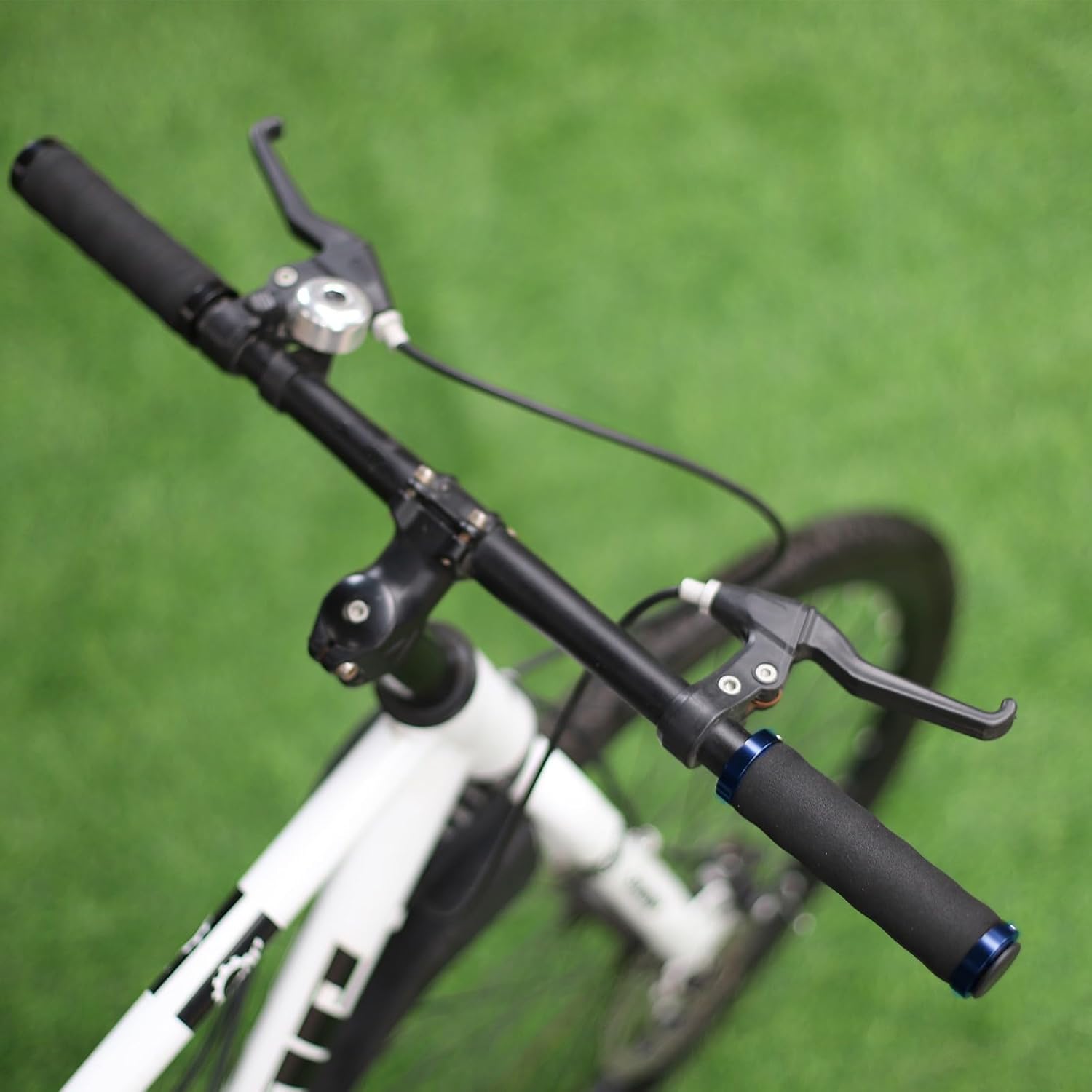 Agarres para manillar de bicicleta, suaves, cómodos, antideslizantes, varios colores, doble bloqueo para MTB, BMX