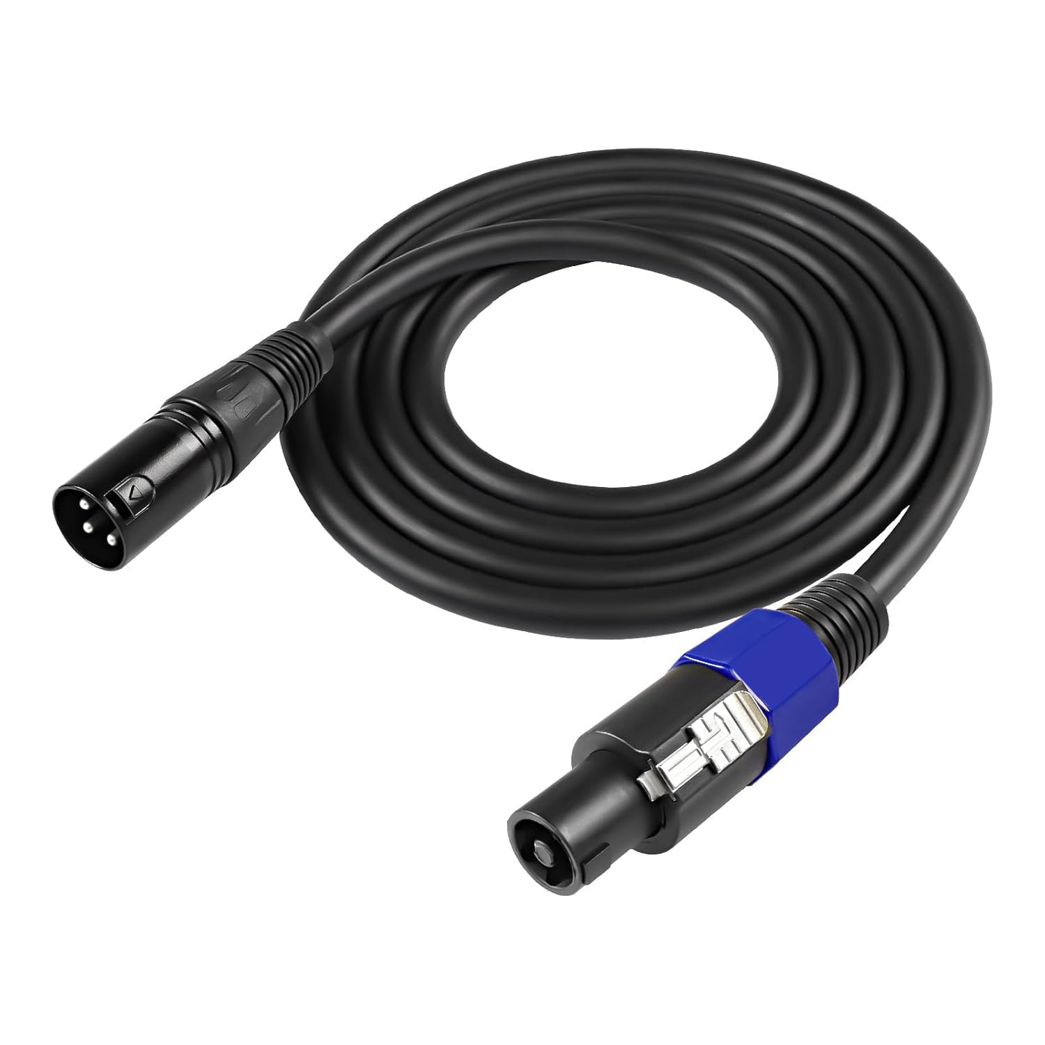XMSJSIY Cable Speakon a XLR Audio Jack Speakon Macho a XLR 3Pin Macho Micrófono Extensión Cable Extensor Cable Speakon Altavoz Cable con Cierre de