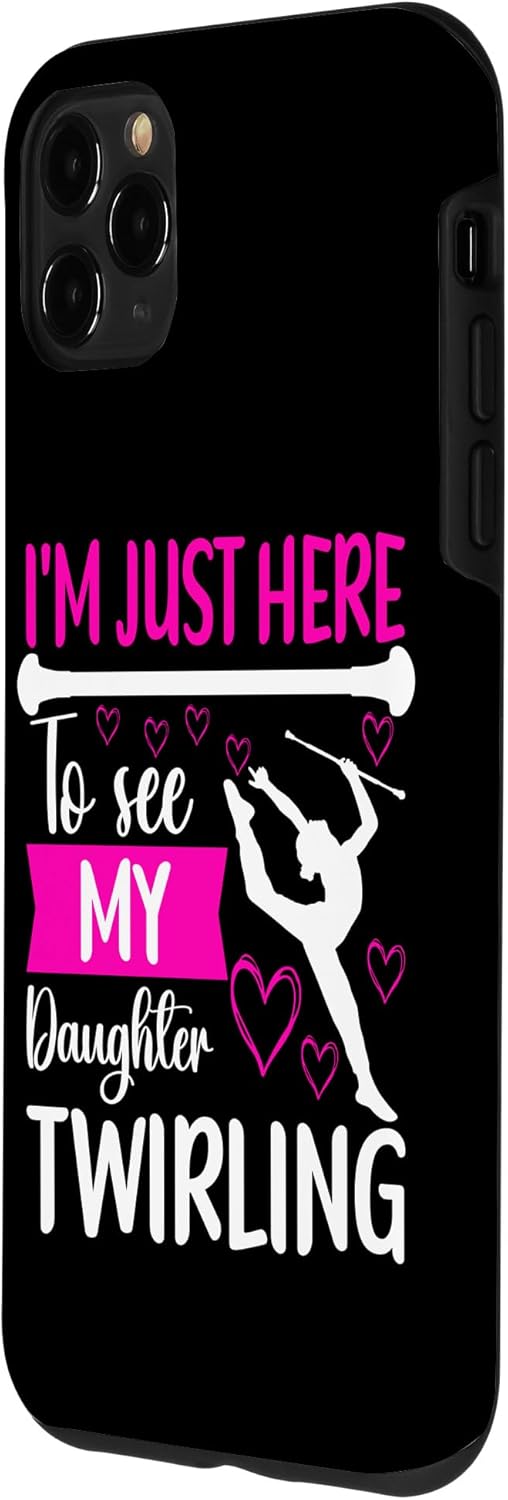 Funda para iPhone 11 Pro Max Baton Twirling Mom Majorette Baton Twirler Mom