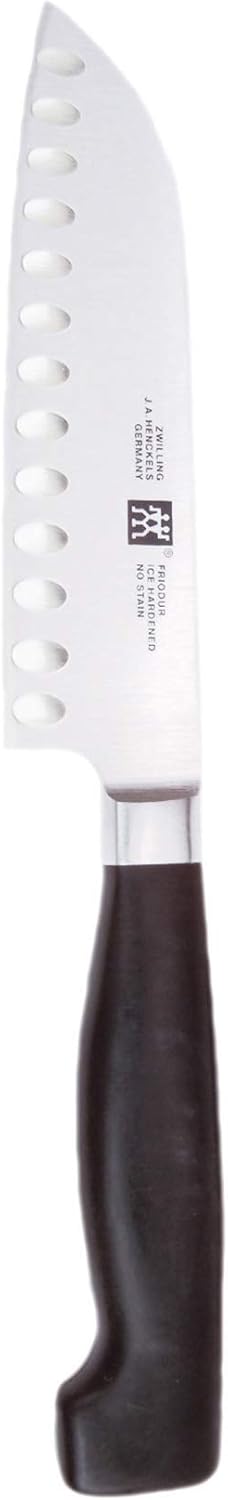 Zwilling J.A. Henckels – Santoku de 5.5 pulgadas con borde hueco de 4 estrellas