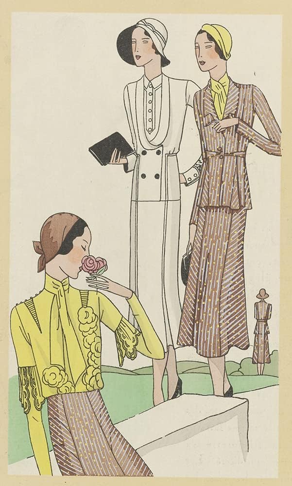 ArtDirect Art – Taste – Beauty, Female Elegance Sheets, May 1931, No. 129, 11th Year, P. 13 (1931) 12×20 UnFramed Museum Art Print Poster Ready for