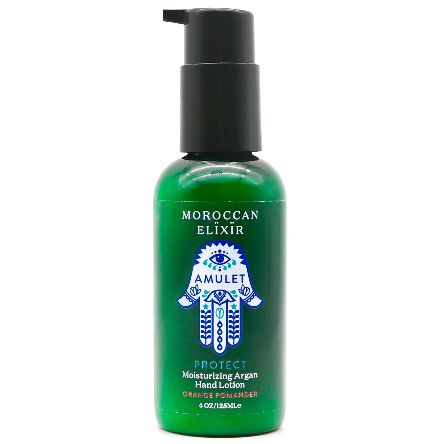Protect Argan Loción para manos con pomandro de naranjaabsorción rápida, nutritiva, suavizante e hidratante  Enriquecida con aceites omega