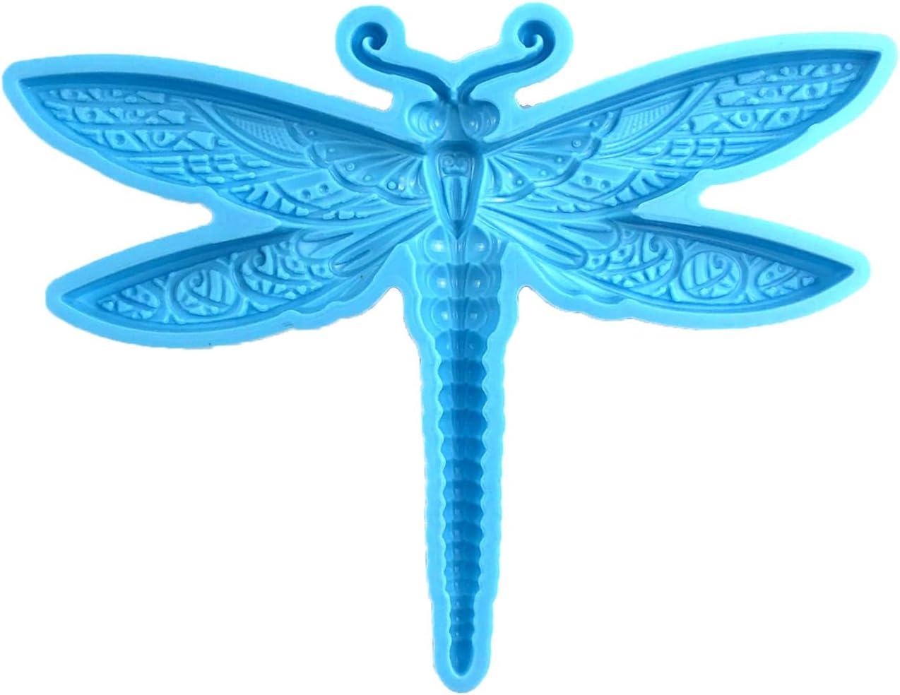 ZHENXI – Molde de silicona con diseño de libélulas en relieve para decoración de pared y adornos colgantes, suministros de manualidades, molde de