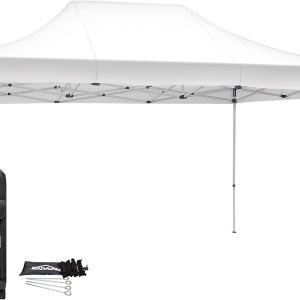 Caravan Canopy 21506906011 – Toldo Titanshade de 10 x 15 pies, color blanco Caravan Canopy 21506906011 – Toldo Titanshade de 10 x 15 pies, color blanco