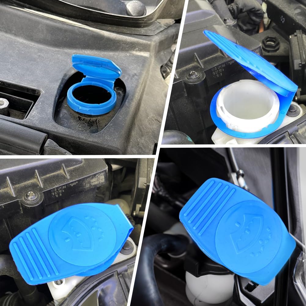 GZYF Tapa de depósito de líquido para limpiaparabrisas Tapa de depósito para VW para Audi para Porsche 1K0955455
