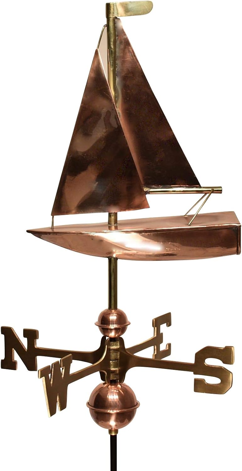 Veleta de velero 212C, cobre