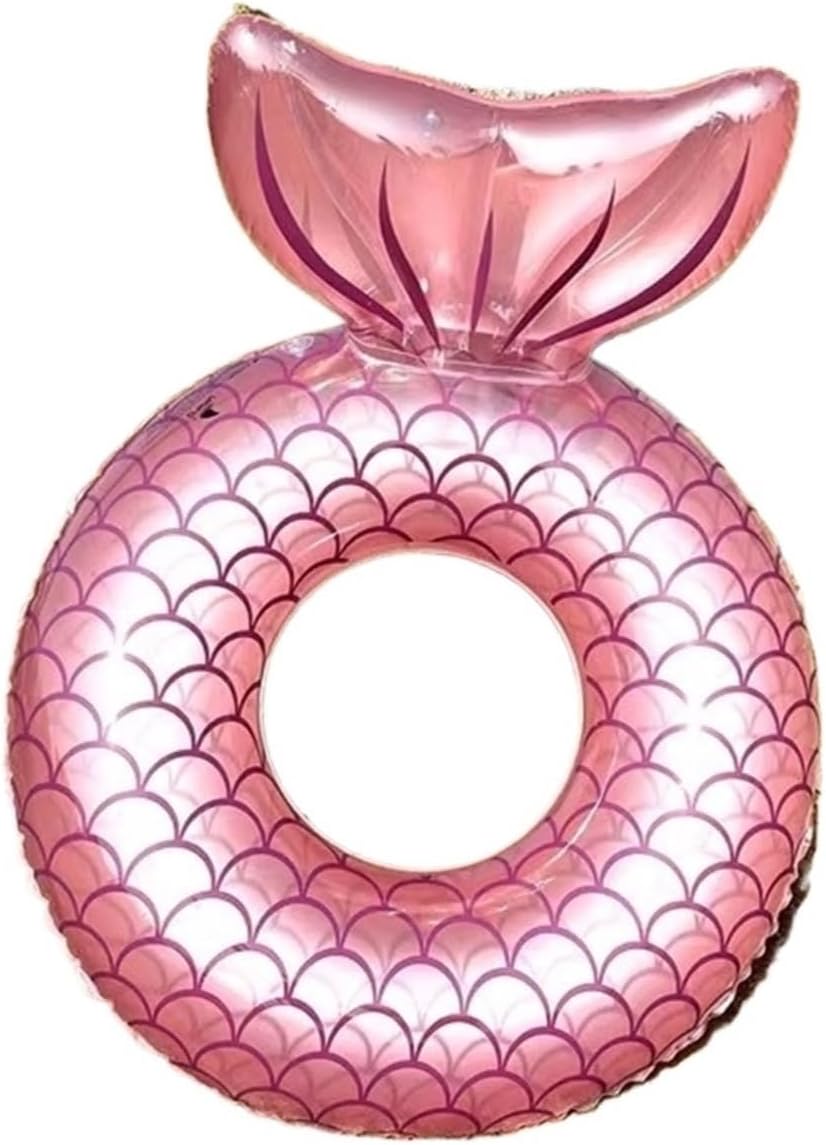 Divertidos flotadores de piscina para niños y adultos, anillos de natación inflables brillantes, tubos y flotadores para fiestas en la piscina,