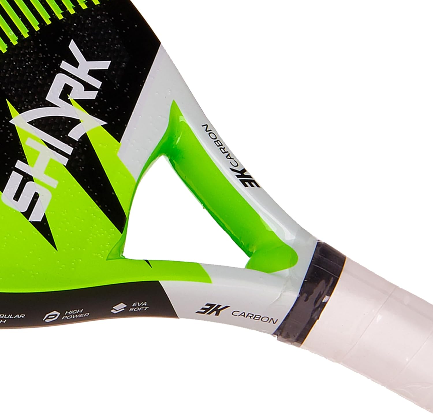 Shark Jaws – Raqueta profesional de tenis de playa – Tecnología avanzada de carbono 3K  EVA Soft Core  Incluye funda