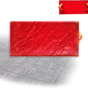 Sellos de hormigón Moldes de hormigón Textura de baldosas de piedra rectangular Estera de textura de hormigón Mismo piso de pizarra Estera de sello Sellos de hormigón Moldes de hormigón Textura de baldosas de piedra rectangular Estera de textura de hormigón Mismo piso de pizarra Estera de sello