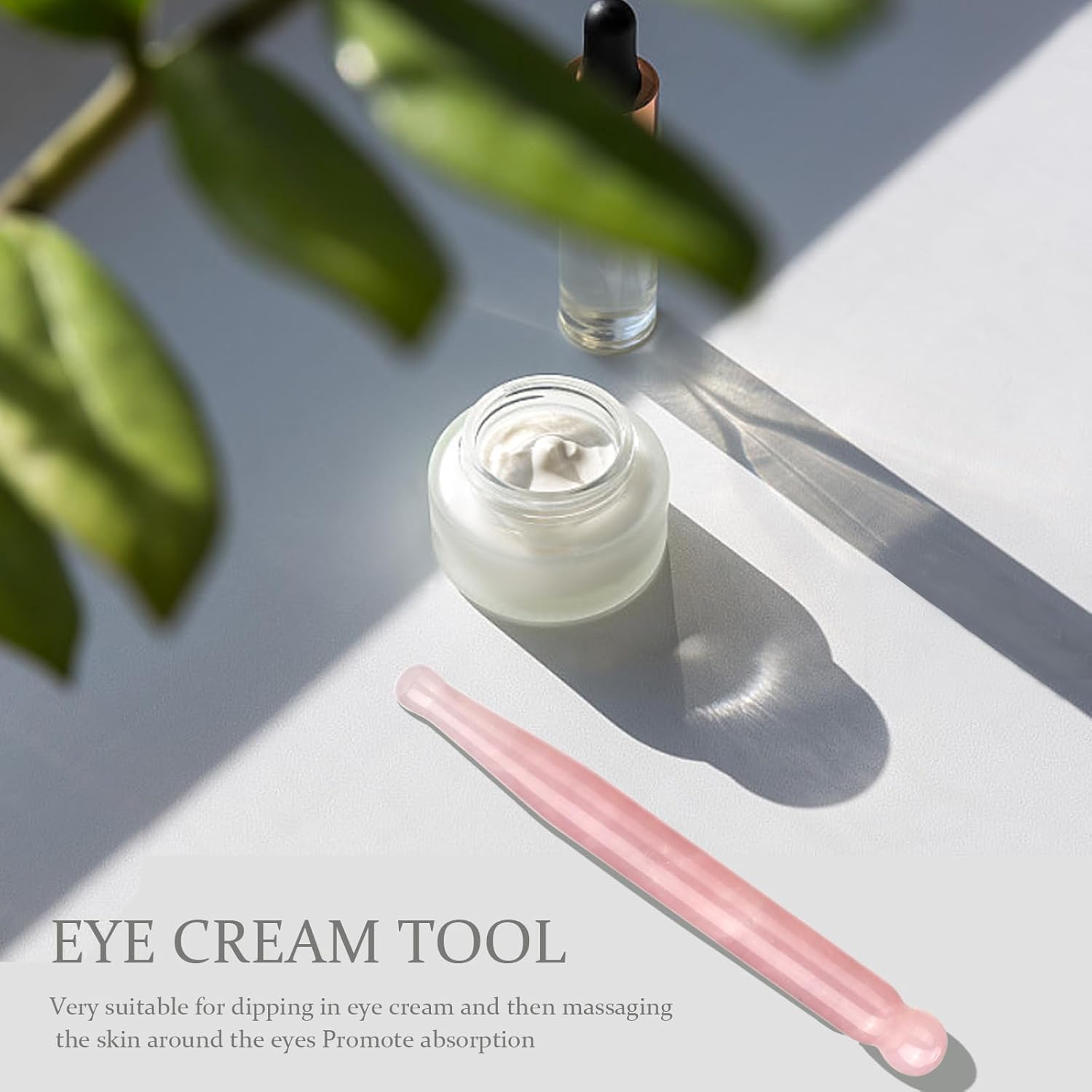 Aplicador de crema para ojos, varita de masaje de ojos, bolígrafo de acupuntura, tratamiento de punto facial, herramienta de terapia de raspado Gua