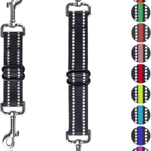 Clip de seguridad para perro, collar para arnés, clip de seguridad para collar de punta, conector de arnés para perro, collar de nailon reflectante Clip de seguridad para perro, collar para arnés, clip de seguridad para collar de punta, conector de arnés para perro, collar de nailon reflectante