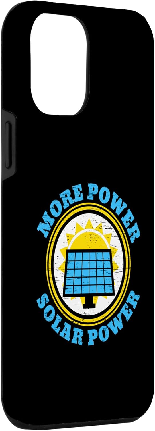 iPhone 13 Pro Max Más Energía Solar Energía Renovable Energía Solar Panel Case