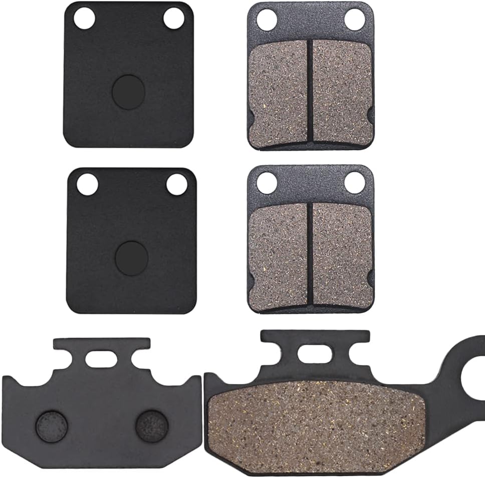 Cyleto Pastillas de freno delanteras y traseras para YAMAHA YFM450 Grizzly 450 2007-2010  YFM 450 Kodiak 2003-2006  YFM450 Wolverine 450 2006 2007