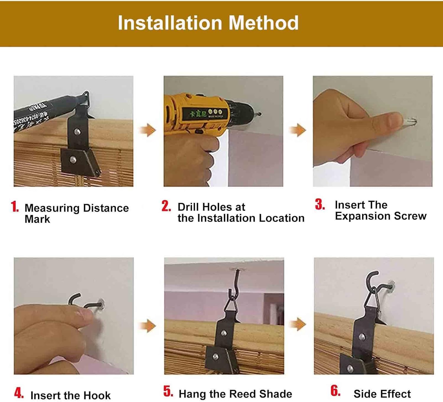 Persianas enrollables de bambú para exteriores, persianas enrollables de bambú con levantador, persianas de bambú para patio, privacidad, sombra y
