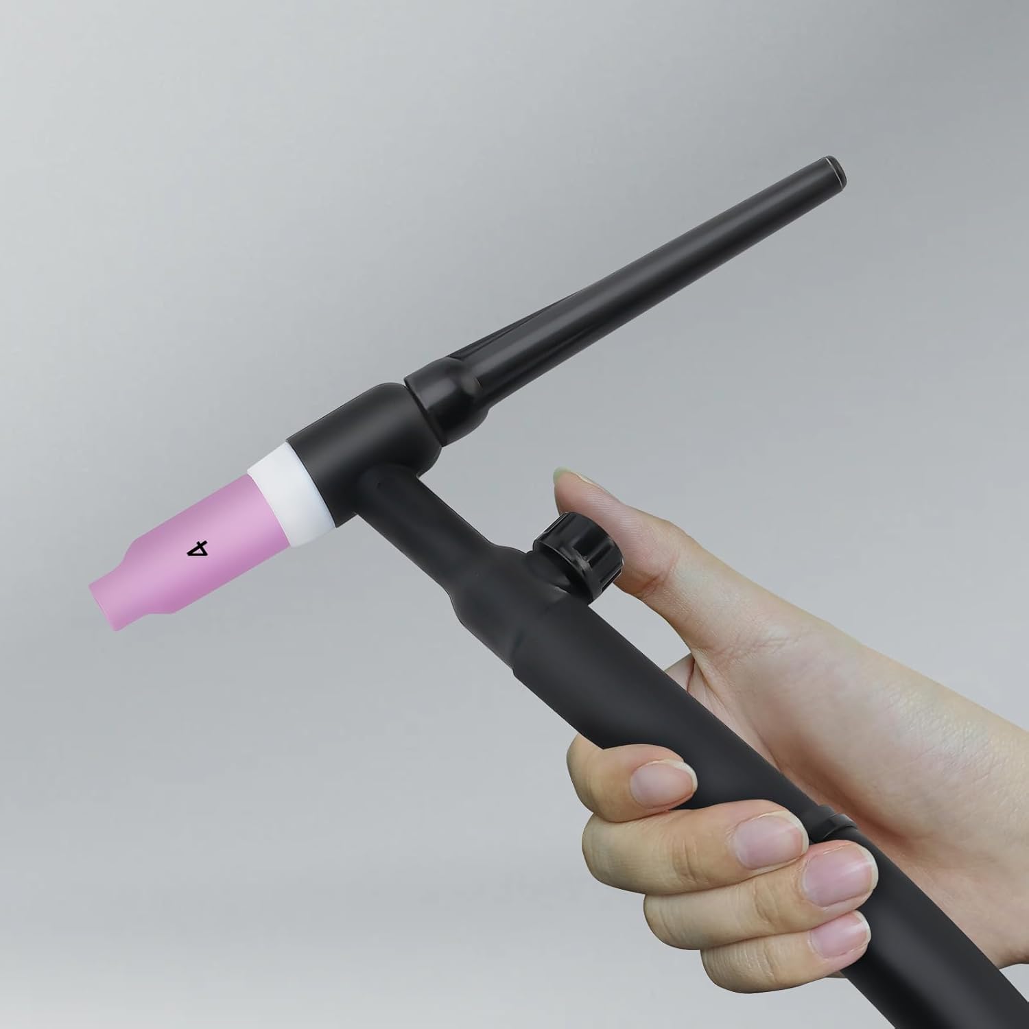 SSIMDER TIG Antorcha de soldadura 150 amperios WP-17V 13 pies refrigerada por aire TIG antorcha con pistola de tungsteno de 10-25 mm enchufe europeo