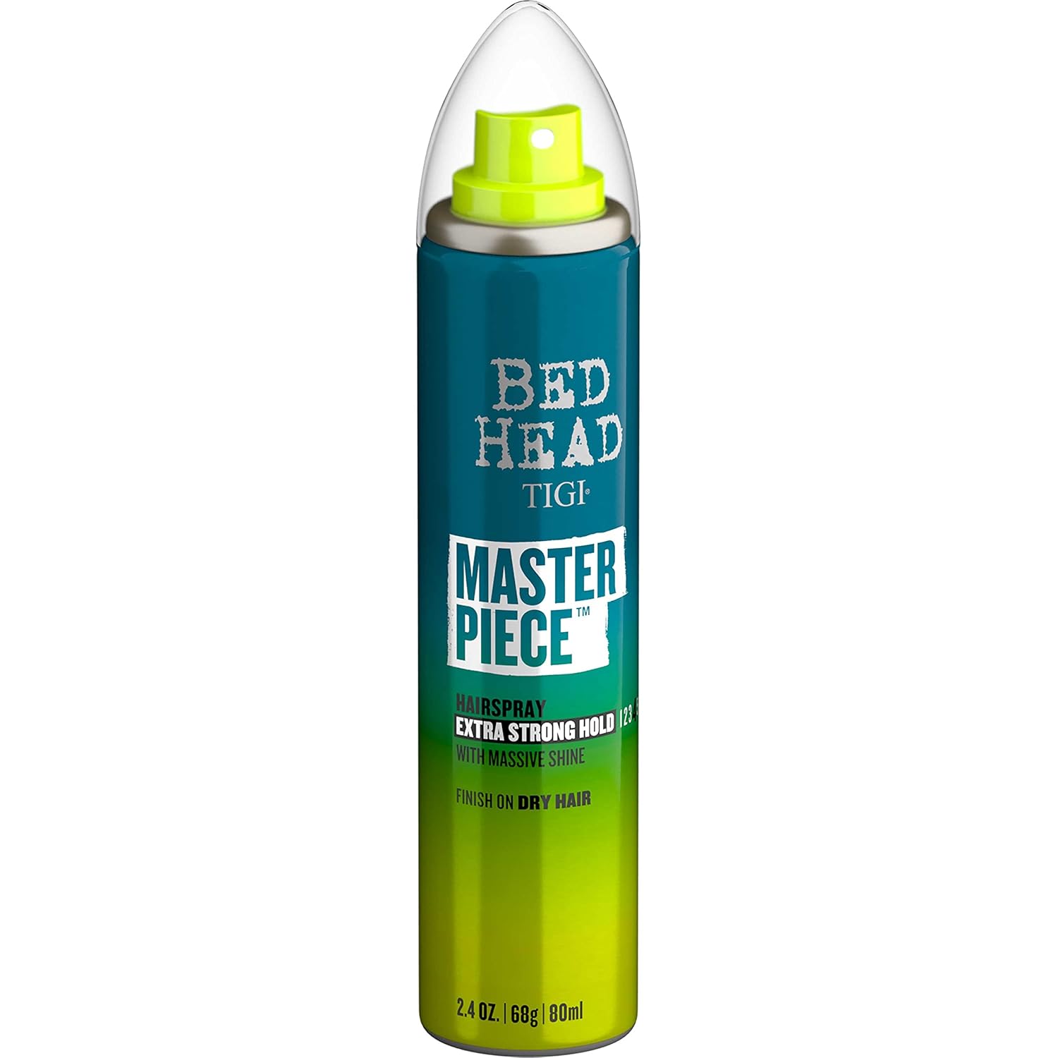 TIGI Bed Head Masterpiece – Laca brillante para el cabello de sujeción fuerte, tamaño de viaje, 2.4 onzas
