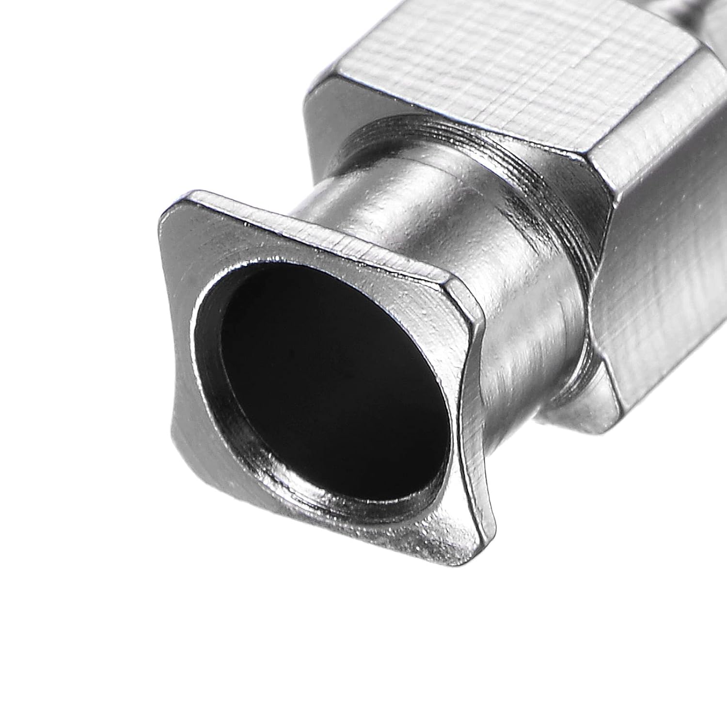 HARFINGTON 10 agujas dispensadoras de acero inoxidable calibre 18, 1 pulgada, tubo de aguja de pegamento de metal, puntas romas, Luer Lock para