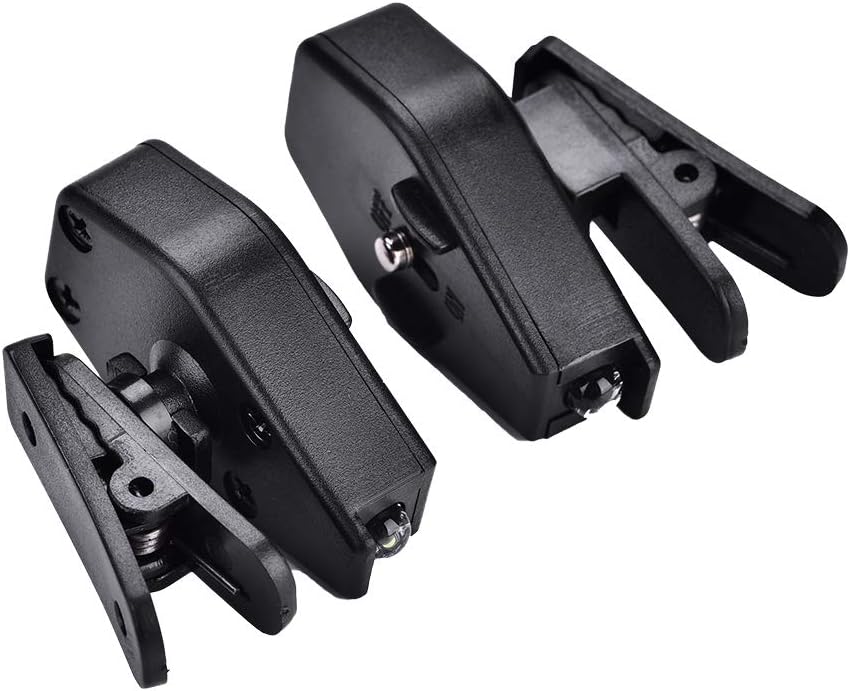 VGEBY 1 par de luz de lectura para gafas, clip de luz LED con clip de luz para anteojos de luz linterna de lectura lámpara de noche