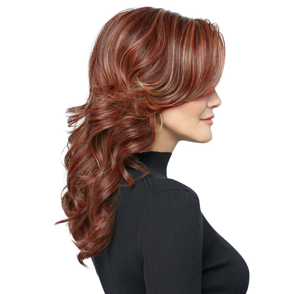 Raquel Welch Hairuwear, gorra media, RL3129 Fiery Copper RL3129 de Stroke of Genius