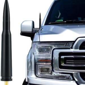 50 Cal Truck Bullet Antena compatible con Ford F150 F250 F350 Raptor BroncoDodge RAM 1500 2500 3500Chevrolet Silverado y GMC Sierra – Antena corta 50 Cal Truck Bullet Antena compatible con Ford F150 F250 F350 Raptor BroncoDodge RAM 1500 2500 3500Chevrolet Silverado y GMC Sierra – Antena corta