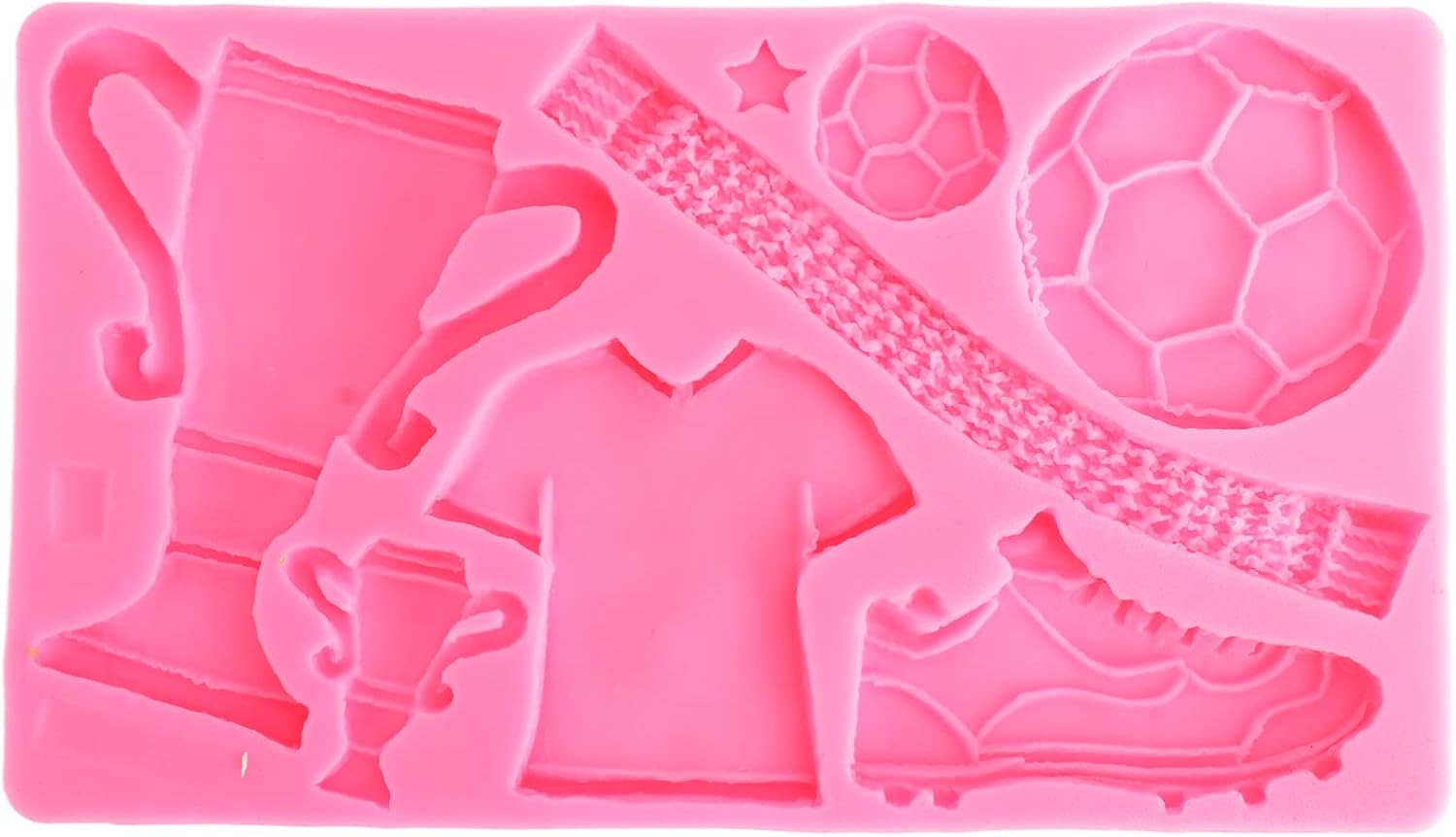 Mini Copa del Mundo de Fútbol, moldes de silicona para pastel temático, zapatos de fútbol, caramelo chocolate decorativo para cumpleaños, boda,