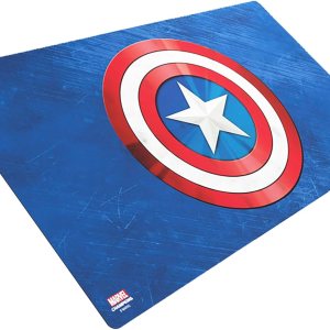 Tapete de juego Marvel Champions Captain America Tapete de goma antideslizante de 24 x 14 pulgadas Diseñado para su uso con Marvel Champions The Tapete de juego Marvel Champions Captain America Tapete de goma antideslizante de 24 x 14 pulgadas Diseñado para su uso con Marvel Champions The