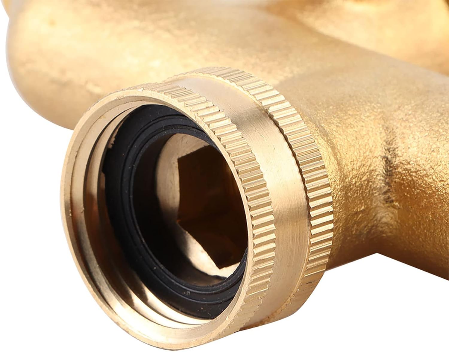 Fydun B Garden 4-Way Hose Splitter Hose A Valve Water Faucet Valve Connector B Garden 4-Way Hose for Family