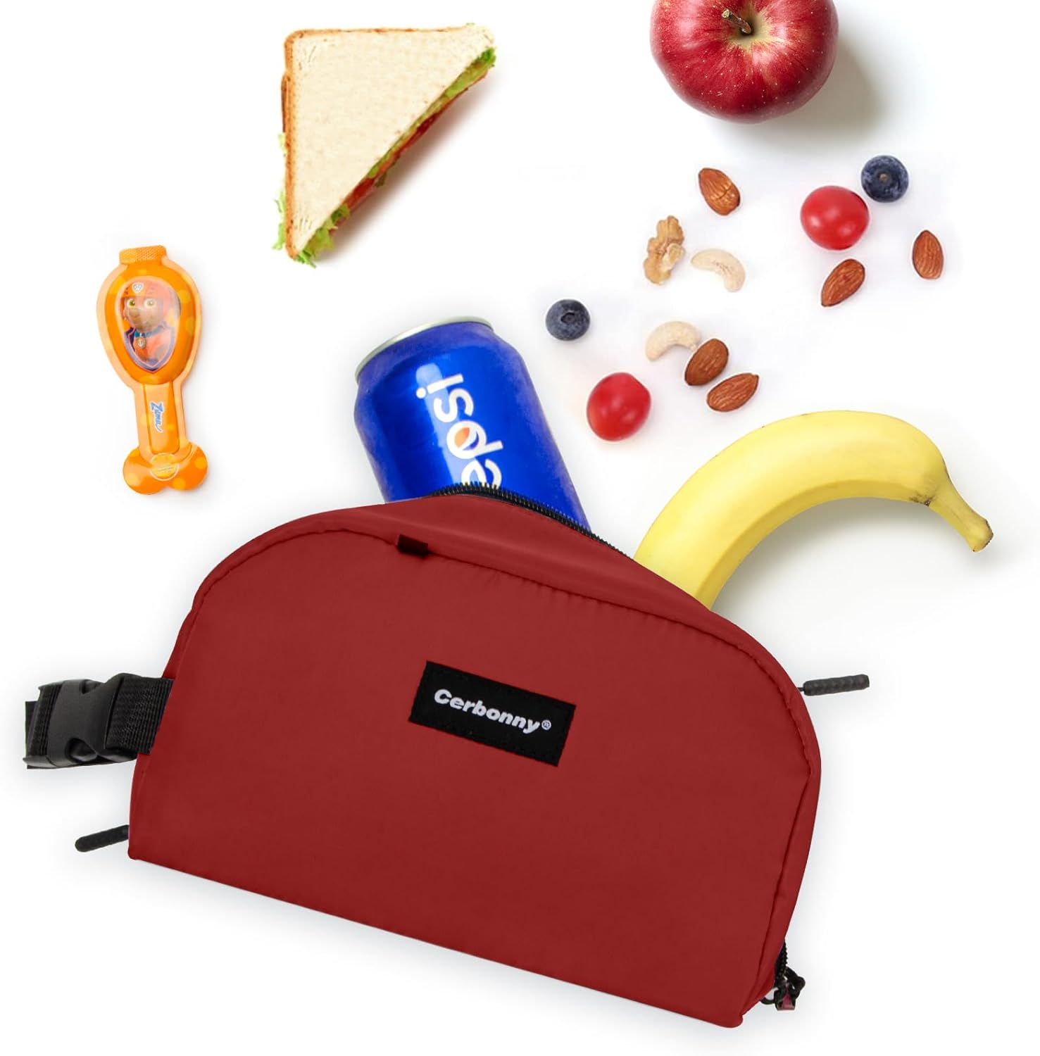 Cerbonny Pequeña bolsa hielera congelable para viajes de trabajo, escuela, a prueba de fugas, aislada, adecuada para mayores de 3 años