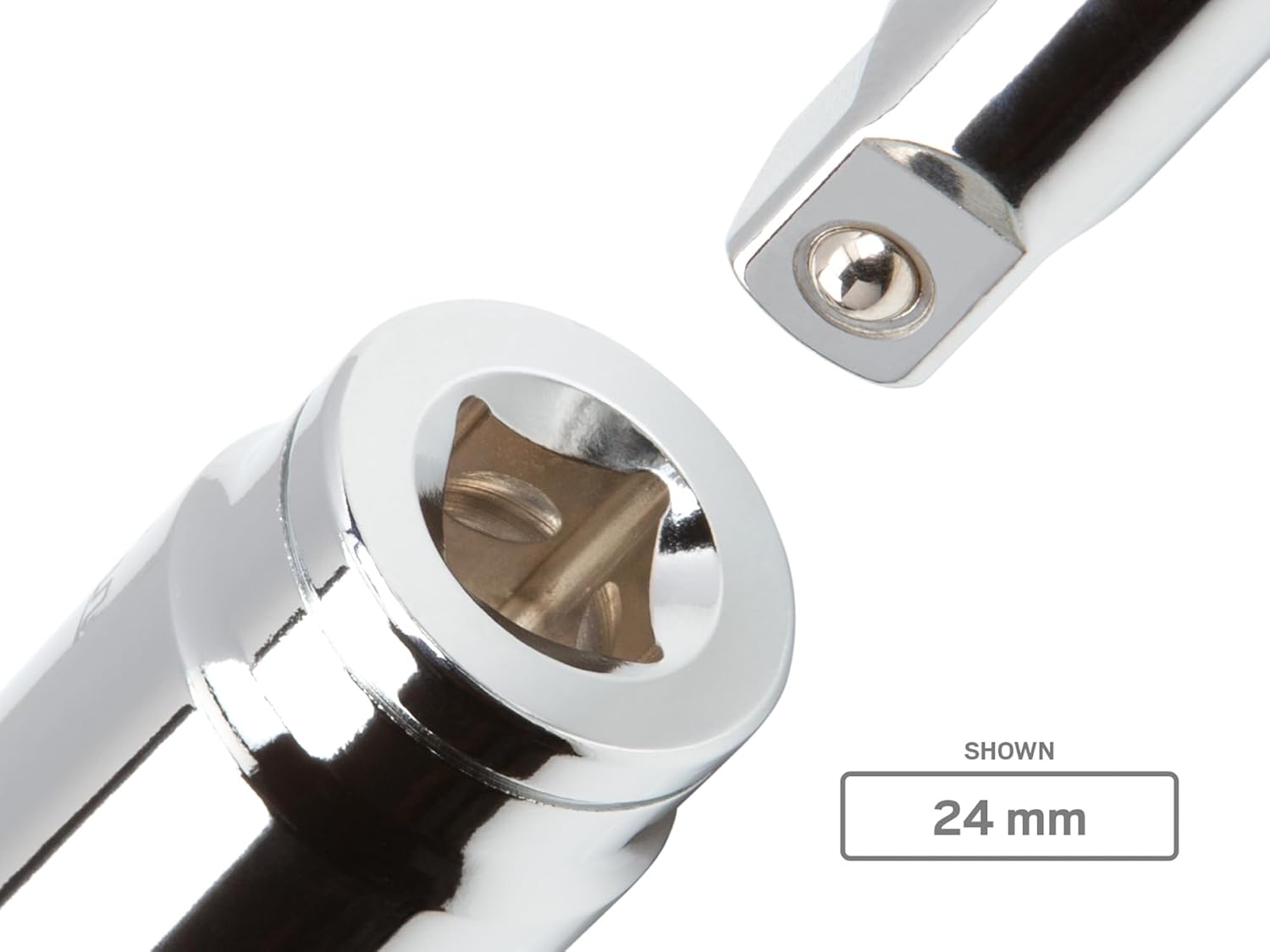 TEKTON Unidad de 12 pulgada x enchufe de 12 puntos de profundidad de 0.787 in  SHD23320