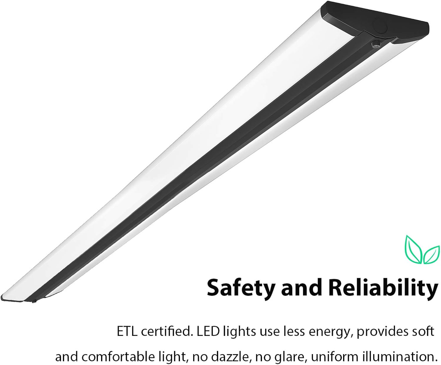 FaithSail Luz LED de tienda de 8 pies, tira de luces LED envolventes ultra delgadas de 110 W, 12600 lúmenes, iluminación LED de garaje de 5000 K,