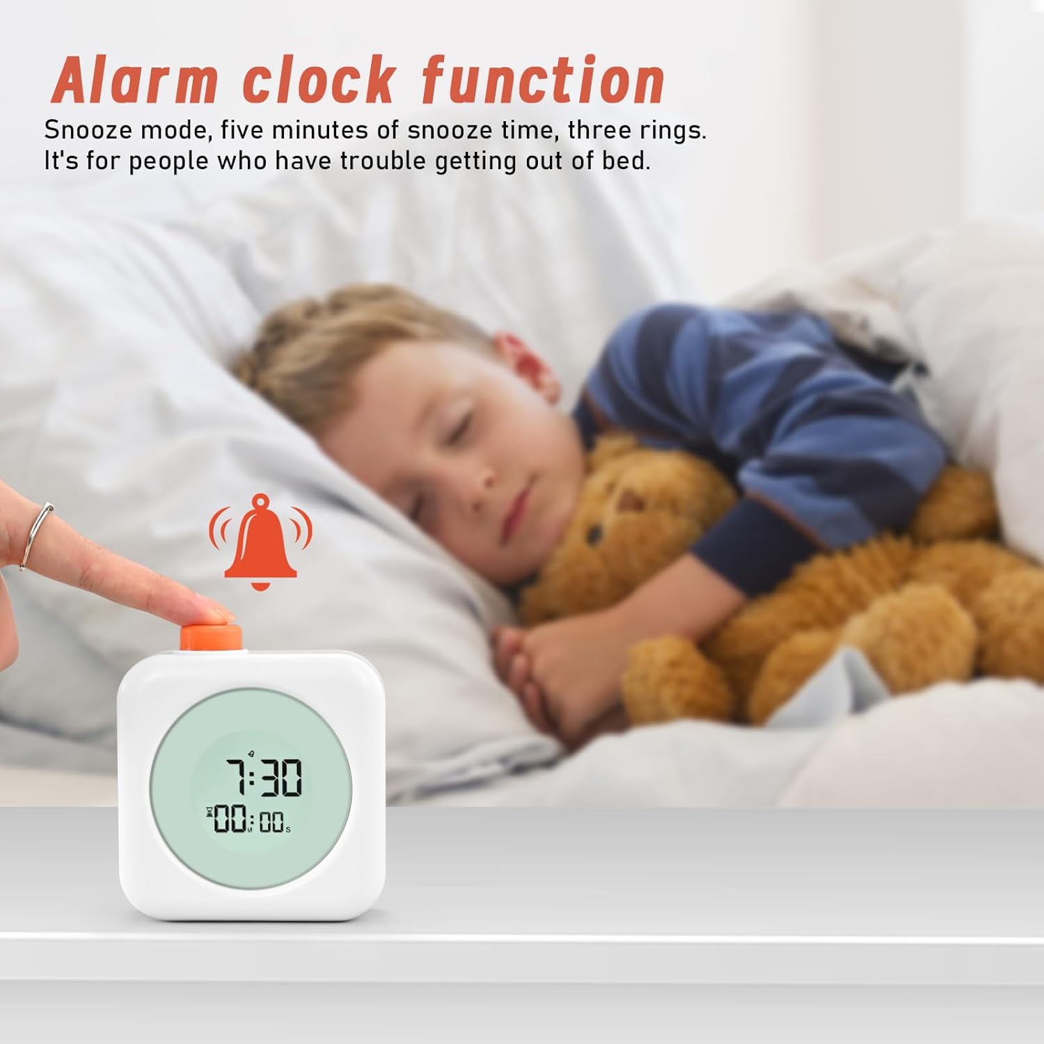 EooCoo Temporizador visual digital, temporizador de cuenta regresiva de 60 minutos para niños y adultos, herramienta de gestión de tiempo con